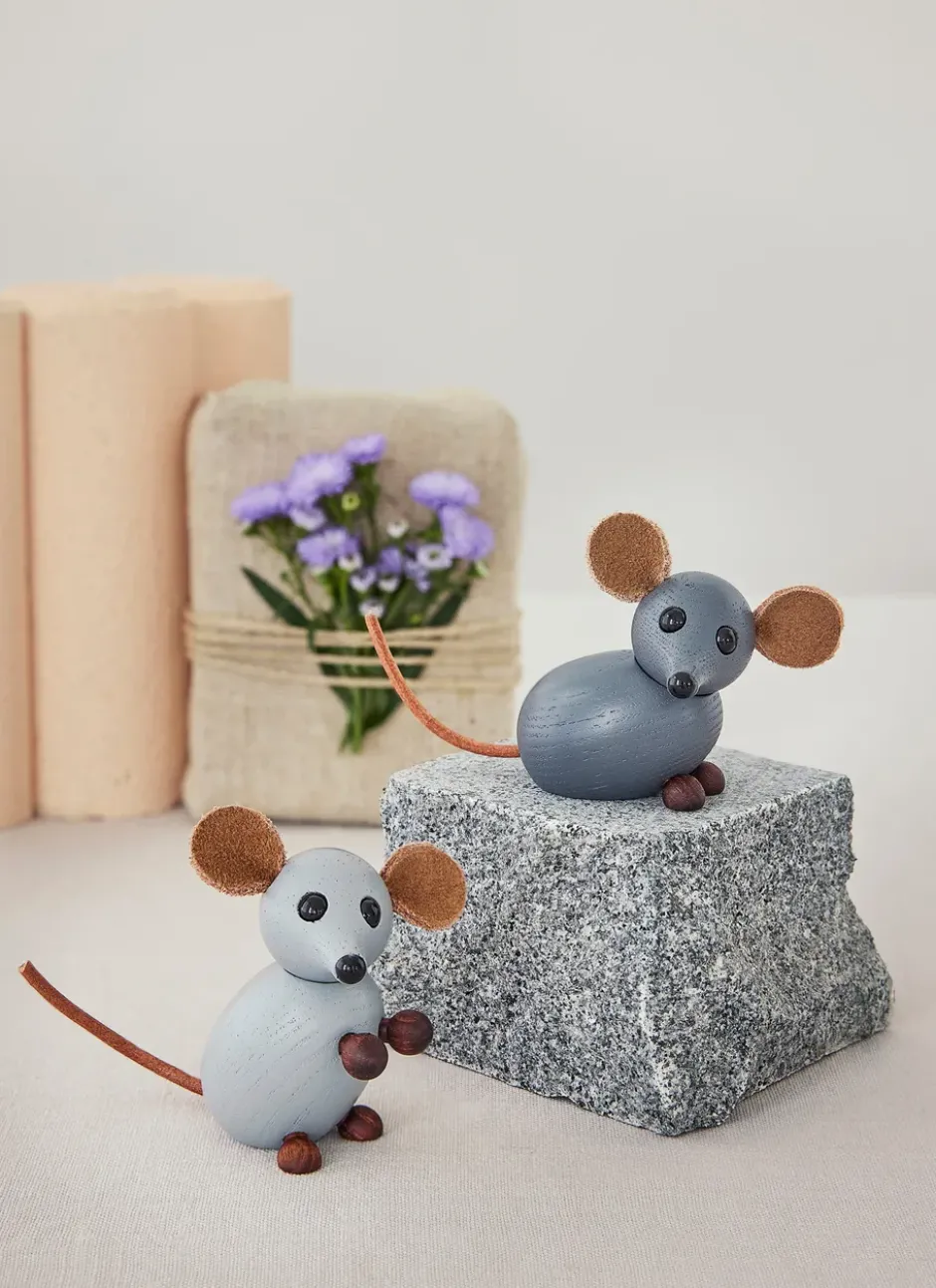 The farm mouse koriste 7 cm, Harmaa
