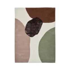 Topaz matto, Ivory/green, 250 x 350 cm