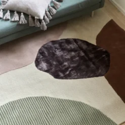Topaz matto, Ivory/green, 250 x 350 cm