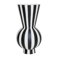 Toppu vaasi Ø14,5 cm, Black-white