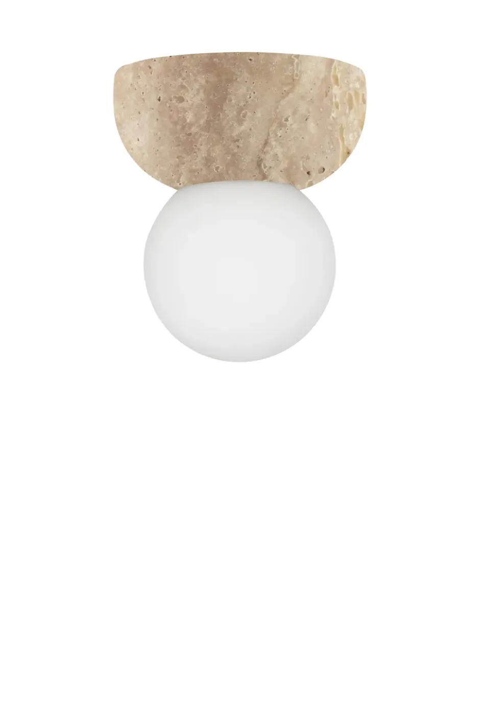 Torrano seinävalaisin/kattolamppu 13 cm, Travertiini