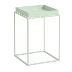 Tray Table keskikokoinen tarjoilupöytä, Soft mint, 30x30x44 cm