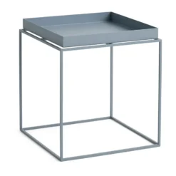 Tray Table keskikokoinen tarjoilupöytä, Pigeon blue, 40x40x44 cm