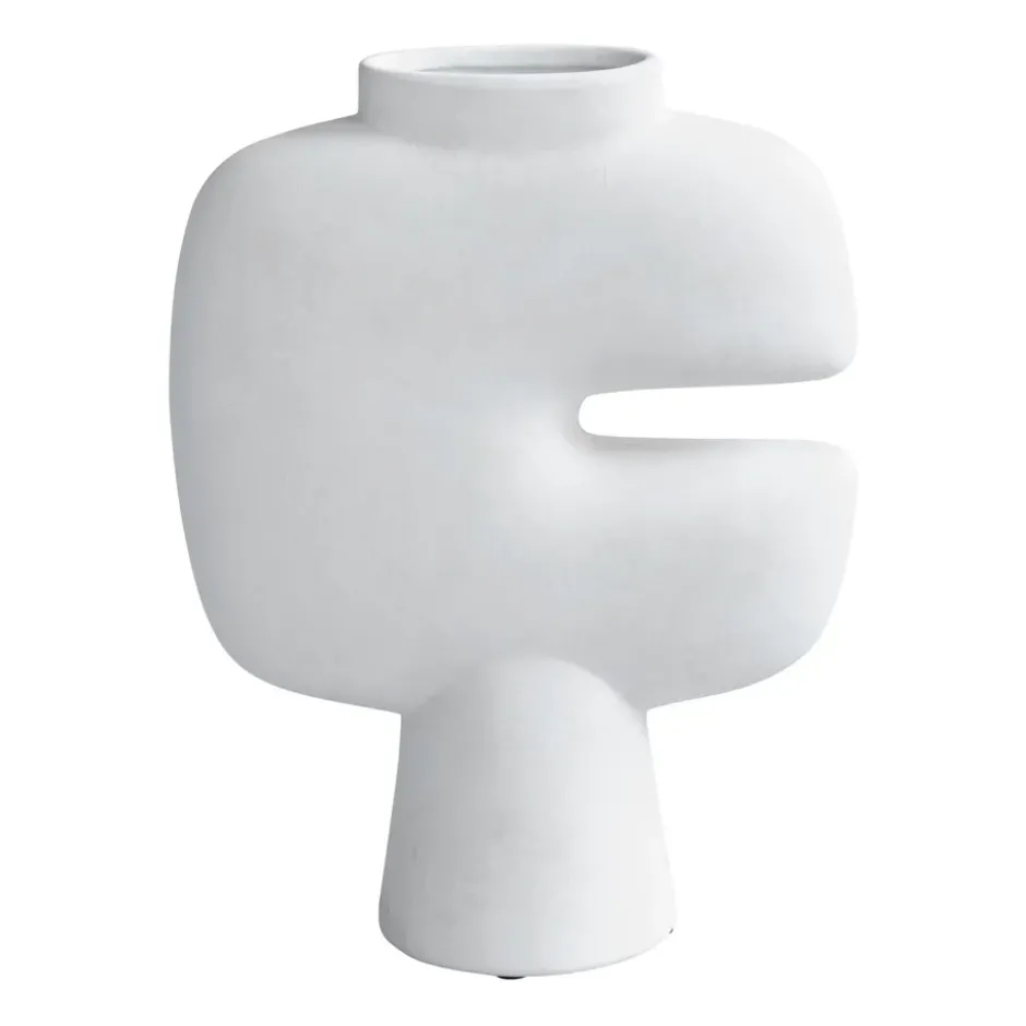 Tribal maljakko medio, Bone White