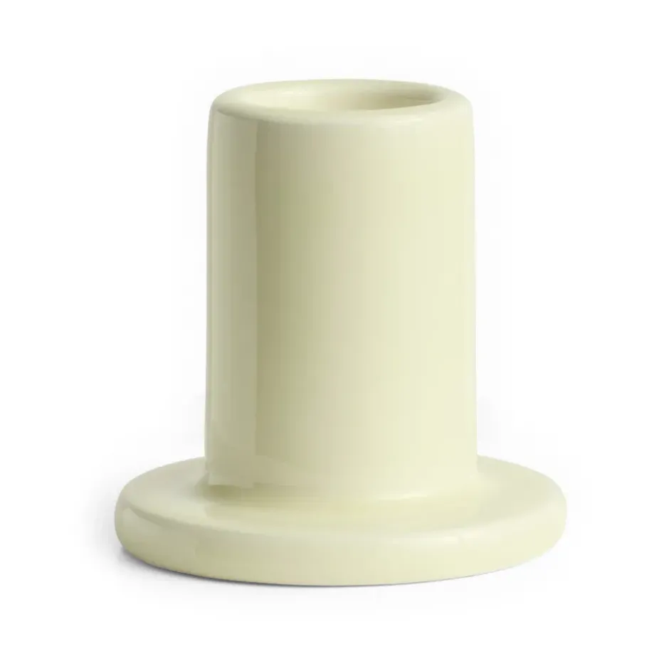 Tube kynttilänjalka 5 cm, Lime white