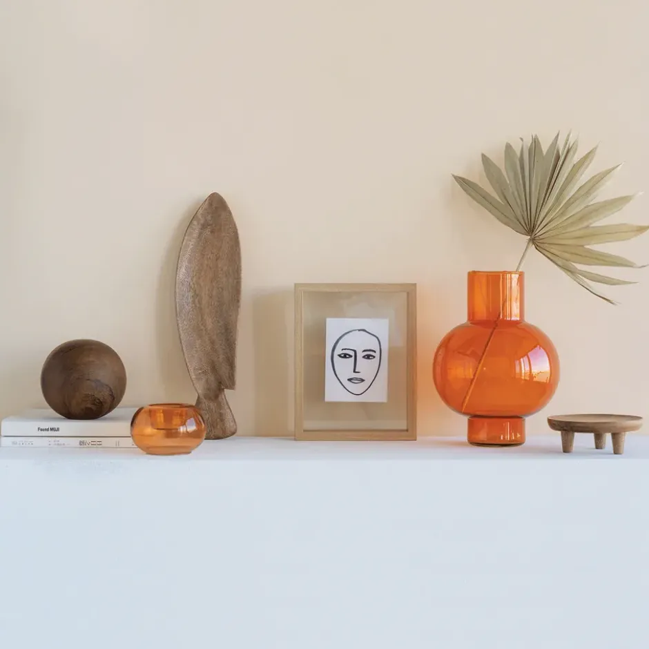 Tummy A -maljakko 24 cm, Orange rust