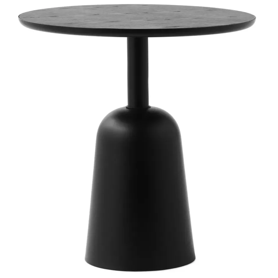 Turn säädettävä pöytä Ø 55 cm, Musta