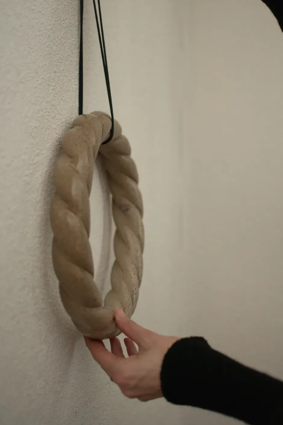 Twine kranssi Ø27 cm, Beige