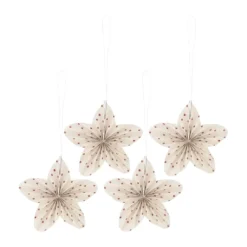 Twinkle joulukuusenkoriste 4-pack, Punainen pilkullinen