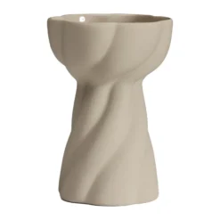 Twist bulb maljakko 12,8 cm, Hiekka