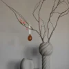 Twist pillar maljakko 34 cm, Sand