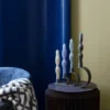 Twist twisted candles kierretty kynttilä 23 cm 2-pakkaus, Orchid light purple