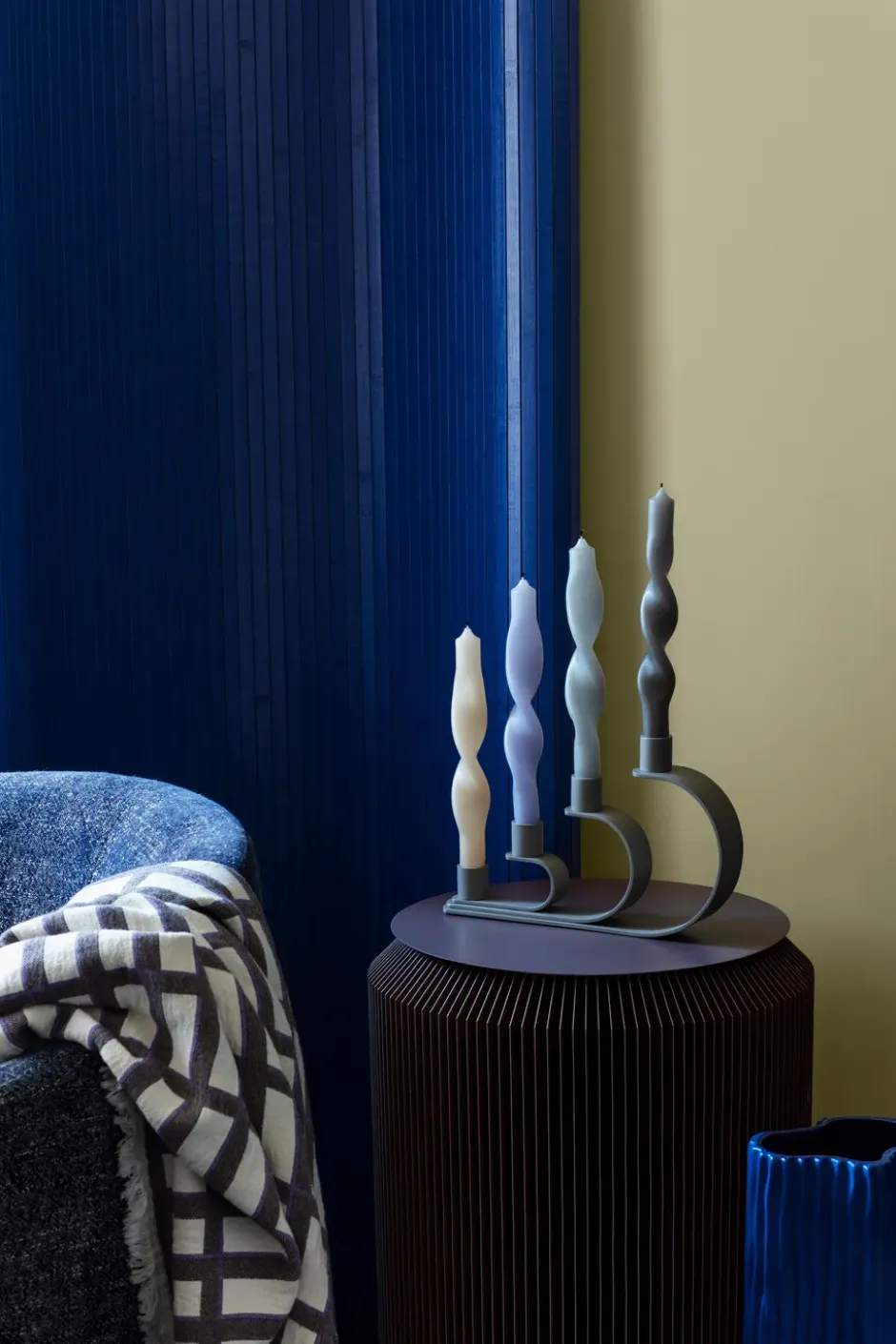 Twist twisted candles kierretty kynttilä 23 cm 2-pakkaus, Orchid light purple