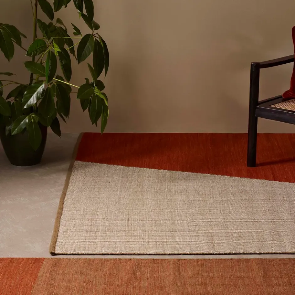 Una villamatto, 180 x 270 cm, Rust-beige-off white