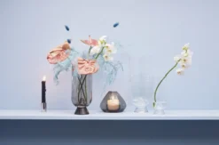 Uno lyhty-maljakko 12 cm, Musta
