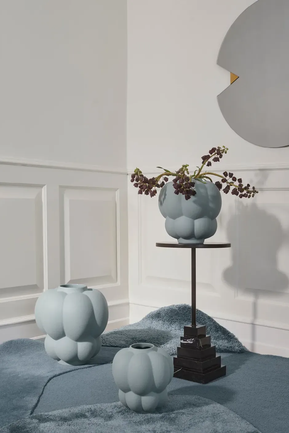 Uva maljakko 22 cm, Pale mint