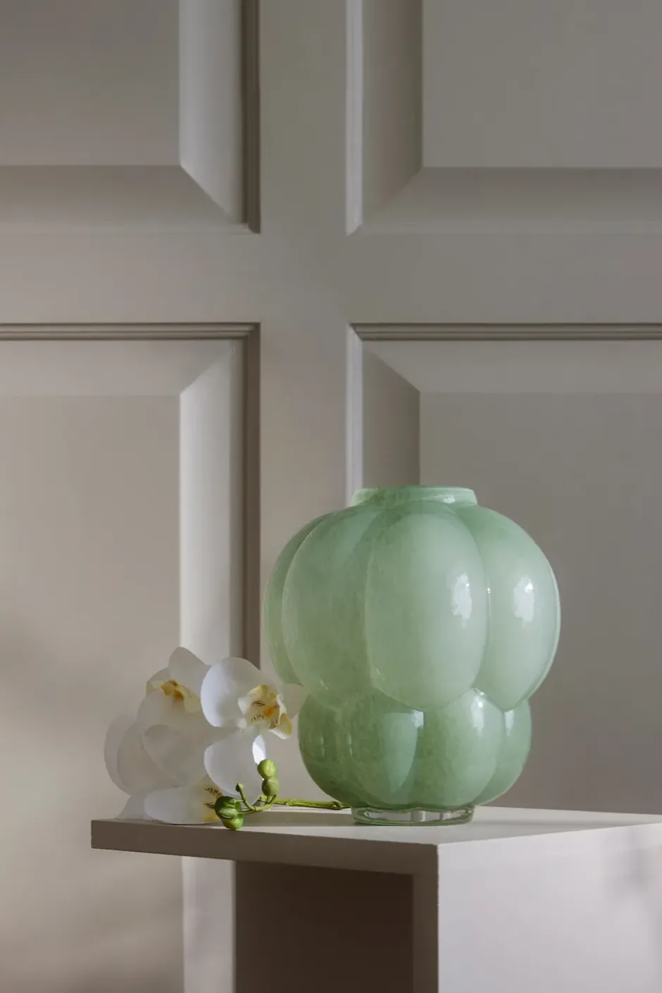 Uva maljakko 22 cm, Pastel green