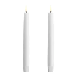 Uyuni LED Kruunukynttilä valkoinen 2-pakkaus, Ø2,3x20 cm