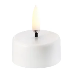 Uyuni LED Lämpökynttilä valkoinen, Ø3,9×2,1 cm
