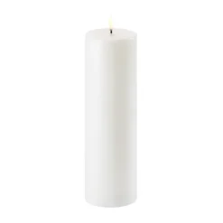 Uyuni LED Pöytäkynttilä valkoinen Ø 7,8 cm, 25 cm