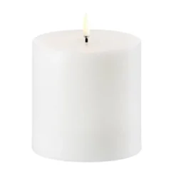 Uyuni LED Pöytäkynttilä valkoinen Ø 10,1 cm, 10 cm