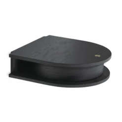 Valet laatikko seinään kiinnitettävä small, Black painted oak