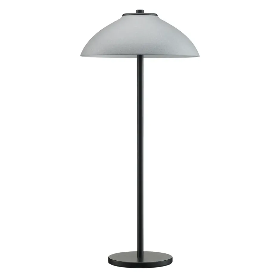 Vali pöytävalaisin 50 cm, Musta-betoni