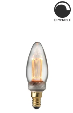 Valonlähde E14 Laser LED filamentti Kron 2,3W, Kirkas