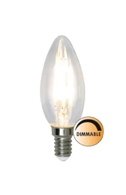 Valonlähde LED filamentti Kron 3,2W himmennettävä E14, Kirkas