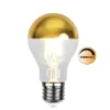 Valonlähde LED 352-95 kärkipeilattu himmennettävä E27, Kulta