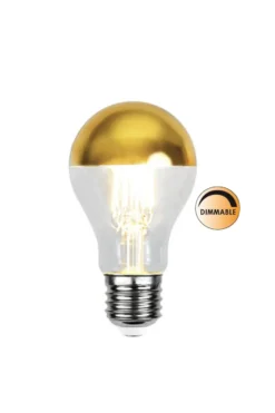 Valonlähde LED 352-95 kärkipeilattu himmennettävä E27, Kulta