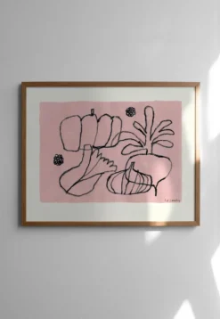 Vegetable juliste, 40 x 50 cm