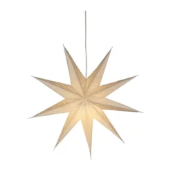 Veil adventtitähti, Valkoinen, Ø45 cm