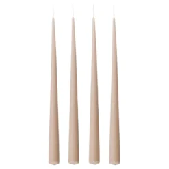 Velvet kynttilät 4-pack, Harmaa