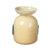 Vera maljakko 30cm, Anise yellow-Serenity lt. blue