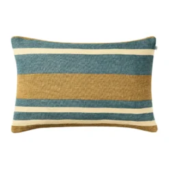 Vera tyynynpäällinen, Khaki-Heaven Blue, 40x60 cm