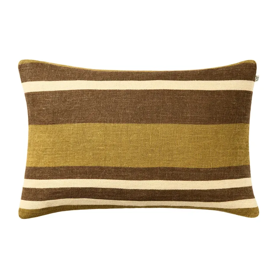 Vera tyynynpäällinen, Masala Yellow-Taupe, 40x60 cm
