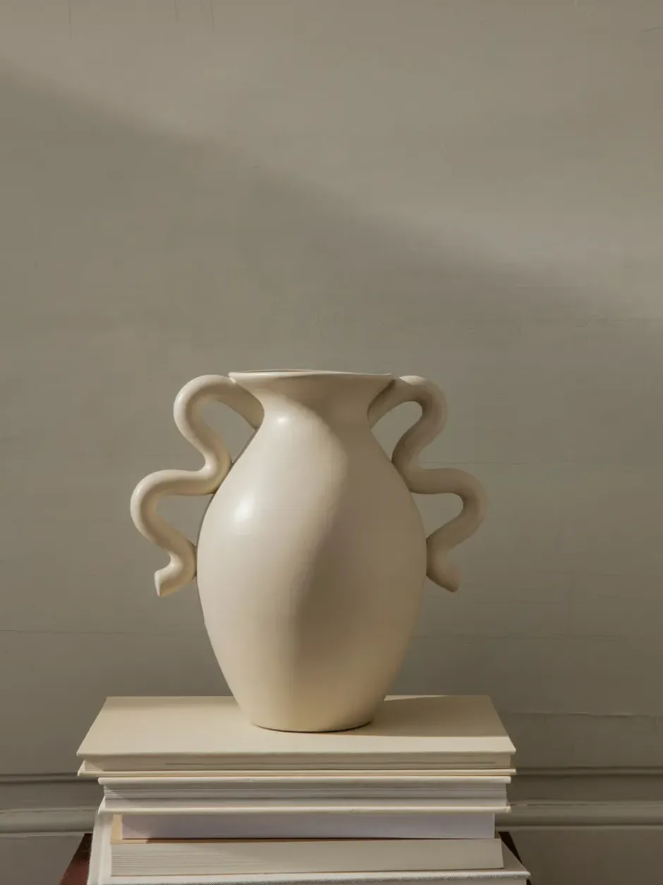 Verso maljakko 27 cm, Cream