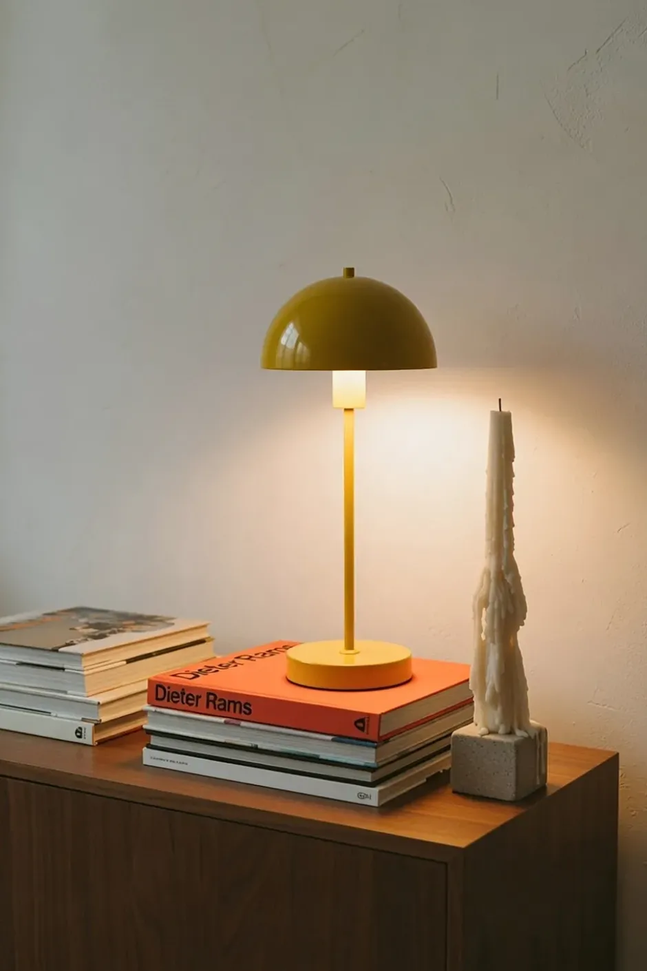 Vienda pöytävalaisin, Mango yellow