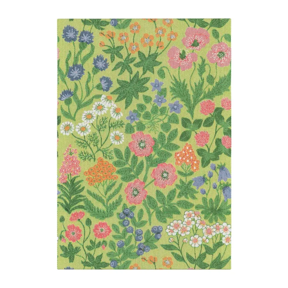 Vildblommor keittiöpyyhe 35x50 cm, Vihreä