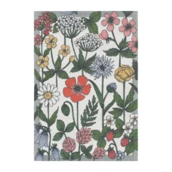 Vildblomster keittiöpyyhe 35x50 cm, Monivärinen