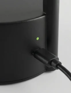 Vinkel LED pöytälamppu kannettava, Musta
