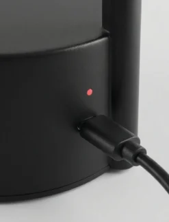 Vinkel LED pöytälamppu kannettava, Musta