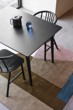 VIOR ruokapöydäntuoli, Mustalakattu tammi