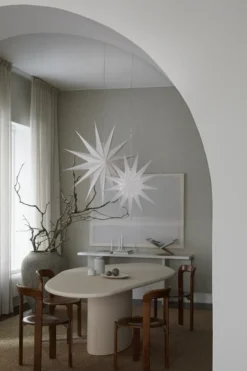 Vivi adventtitähti Ø80 cm, White