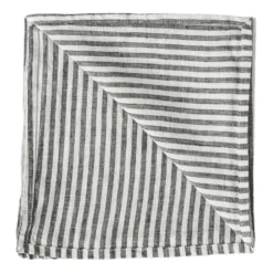 Washed linen servetti, Grey-white