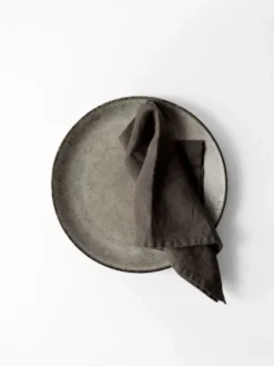 Washed linen servetti, Hiiriharmaa