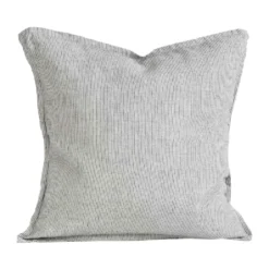 Washed linen tyynynpäällinen 50 x 50 cm, Pinstripe