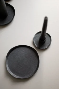 Wave kynttilänjalka, Cast iron