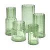 Waves 02 maljakko 28 cm, Green-clear